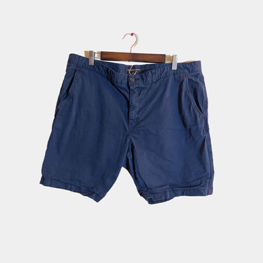 Michael Kors Mens Cargo Shorts Size 40 Navy Blue